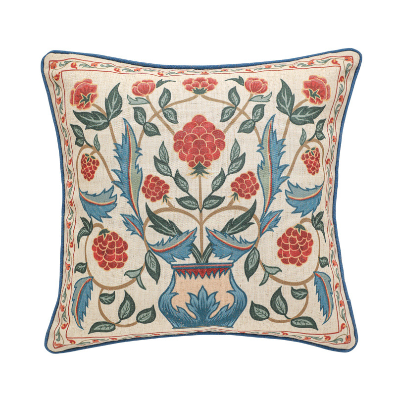 PunoRetro Design Blumen Muster - Kissen