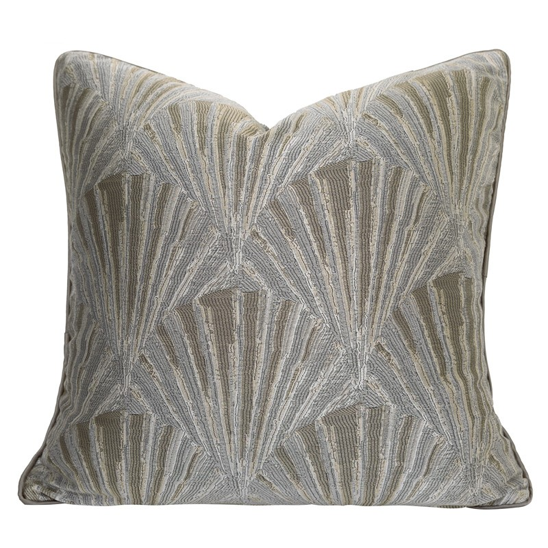 Muscheldesign Jacquard - Kissen